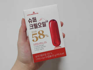 메이준뉴트리 슈퍼 크릴 오일58 1000mg x 30캡슐 — 5점을 준 리뷰어가 2020년 2월 올린 사용 사진