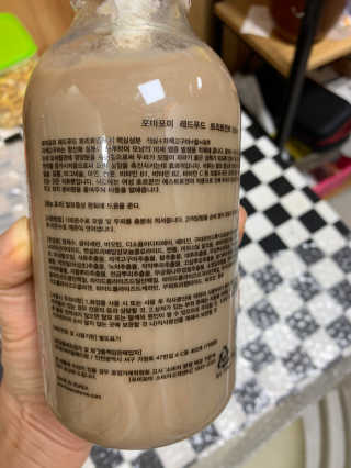 포미포미 레드푸드 스칼프 탈모 샴푸 + 트리트먼트 SET — 4점을 준 리뷰어가 2020년 1월 올린 사용 사진