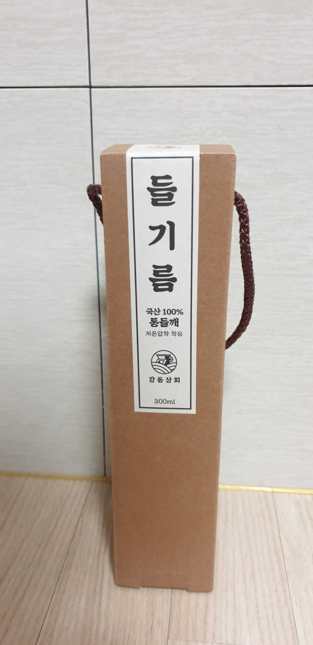 [강동상회] 국산  들기름 300ml 리뷰 사진