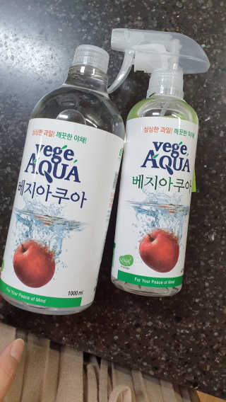 베지아쿠아 475ml + 리필 1000ml 1Set — 5점을 준 리뷰어가 2019년 11월 올린 사용 사진