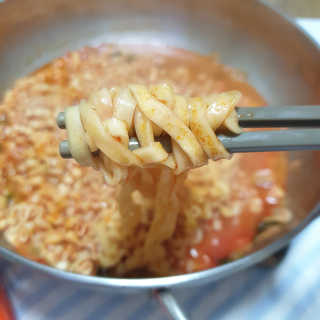 [풀무원] 포기하지 마라탕면 — 4점을 준 리뷰어가 2019년 7월 올린 사용 사진