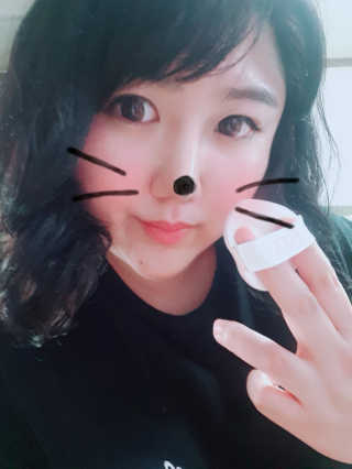 쏘내추럴 밀착 착붙 픽스쿠션 — 4.5점을 준 리뷰어가 2019년 8월 올린 사용 사진