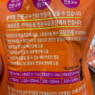 닥터할리펫밀크 8종 — 4.5점을 준 리뷰어가 2020년 1월 올린 사용 사진