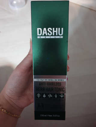 다슈코리아 다슈 데일리 안티 헤어로스 허브 헤어토닉 150ml — 5점을 준 리뷰어가 2019년 12월 올린 사용 사진