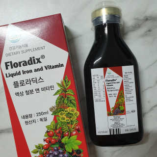 살루스 플로라딕스 액상 철분 앤 비타민 — 5점을 준 리뷰어가 2019년 8월 올린 사용 사진