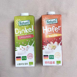 나투미 귀리 바닐라맛 1리터+ 나투미 스펠트밀 1리터 — 4점을 준 리뷰어가 2019년 5월 올린 사용 사진