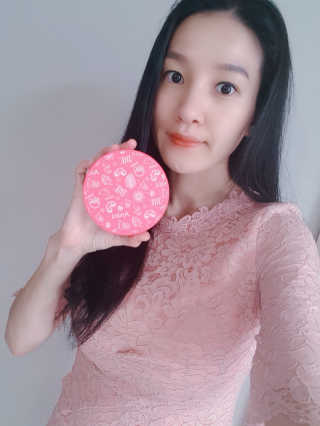 아미니 아쿠아 프로텍터 선쿠션 — 5점을 준 리뷰어가 2019년 4월 올린 사용 사진