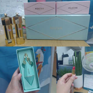 아가타 [AGATHA] 프리미에르 립스틱 — 3점을 준 리뷰어가 2018년 5월 올린 사용 사진