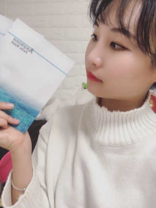 고보습에 화이트닝 아미모네 바다마스크팩 10매입 — 5점을 준 리뷰어가 2019년 12월 올린 사용 사진