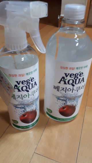 베지아쿠아 475ml + 리필 1000ml 1Set — 5점을 준 리뷰어가 2019년 11월 올린 사용 사진