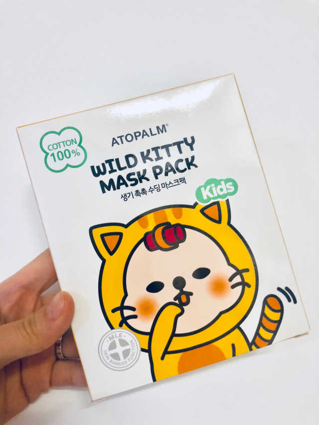 아토팜 키즈 와일드 키티 마스크팩 리뷰 사진