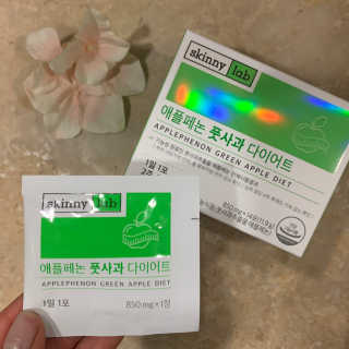 스키니랩 애플페논 풋사과 다이어트 — 5점을 준 리뷰어가 2019년 5월 올린 사용 사진