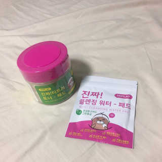 미플레이 진짜 티트리 토너 패드 — 4.17점을 준 리뷰어가 2018년 11월 올린 사용 사진