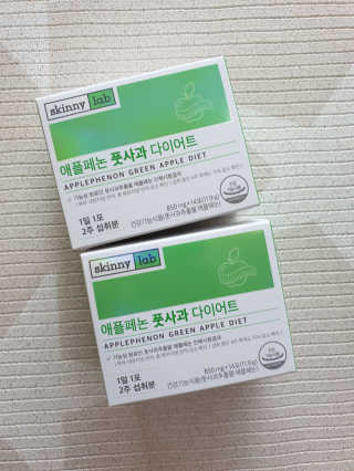 스키니랩 애플페논 풋사과 다이어트 — 5점을 준 리뷰어가 2019년 5월 올린 사용 사진