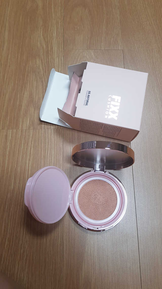 쏘내추럴 밀착 착붙 픽스쿠션 리뷰 사진