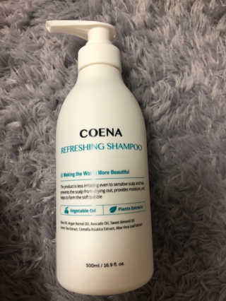 코에나샴푸 500ml — 4점을 준 리뷰어가 2019년 7월 올린 사용 사진