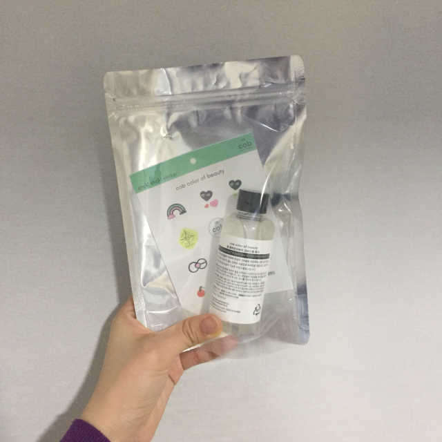 콥 컬러오브뷰티 크리스탈 토너 리뷰 사진
