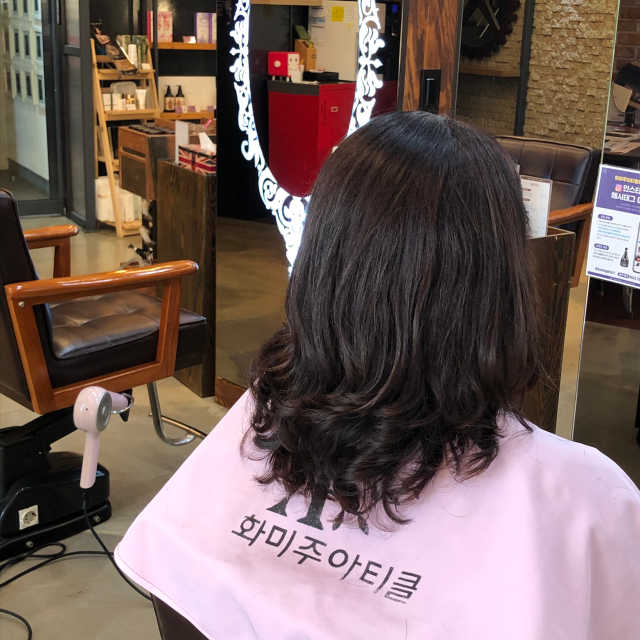 [화미주아티클헤어범어점] 10만원 헤어 상품권 리뷰 사진
