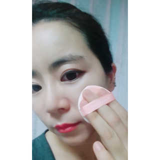 [블랙루즈] 피치 커버 벨벳 쿠션 2종 중 택1 — 2점을 준 리뷰어가 2019년 10월 올린 사용 사진