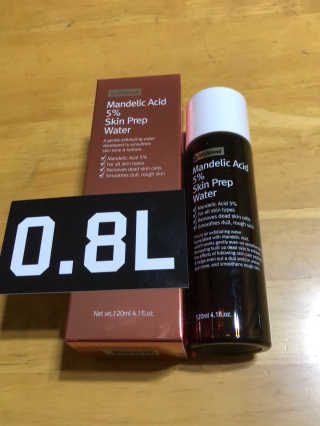 바이 위시트랜드 만 델산 5 피부 준비 용수 — 3점을 준 리뷰어가 2018년 4월 올린 사용 사진