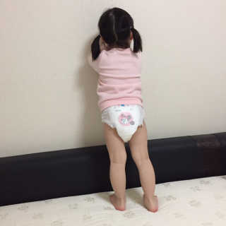 보솜이 베이비케어 팬티형 기저귀 — 5점을 준 리뷰어가 2019년 3월 올린 사용 사진
