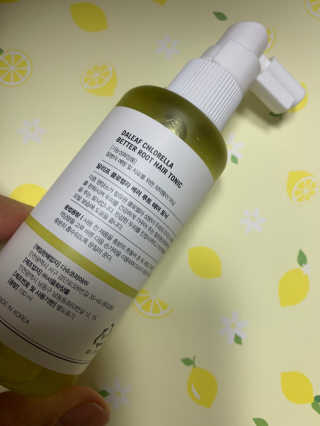 달리프 클로렐라 베러 루트 헤어토닉 100ml — 4.5점을 준 리뷰어가 2020년 1월 올린 사용 사진