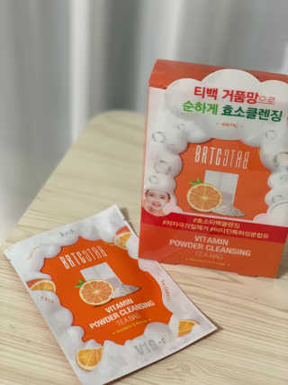 비알티씨 V10 파우더 클렌징 티백 2종 — 4점을 준 리뷰어가 2019년 2월 올린 사용 사진