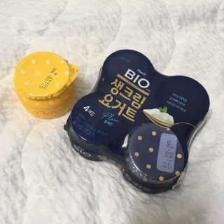[매일 바이오] 생크림요거트 플레인 12개 + 유자 12개 — 5점을 준 리뷰어가 2019년 6월 올린 사용 사진