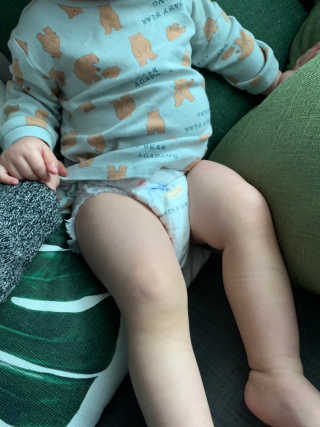 보솜이 액션핏 팬티형 — 5점을 준 리뷰어가 2019년 4월 올린 사용 사진
