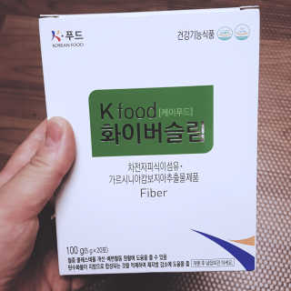 두루원 똥기사의 Kfood 화이버슬림 — 5점을 준 리뷰어가 2018년 7월 올린 사용 사진