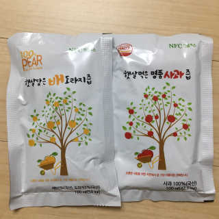 착즙하는 남자 햇살담은 명품 사과즙10포 배도라지즙 10포 — 5점을 준 리뷰어가 2018년 9월 올린 사용 사진