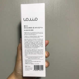 롤리오 페이셜 클렌징 폼 보타니컬 믹스 — 3.5점을 준 리뷰어가 2018년 7월 올린 사용 사진