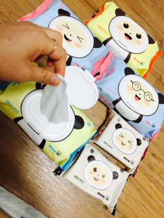 달곰이 물티슈 — 4점을 준 리뷰어가 2017년 2월 올린 사용 사진