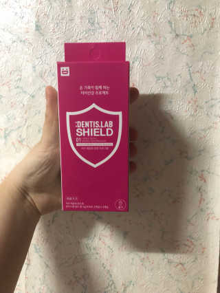 충치예방 집에서하는 불소도포 덴티스랩 쉴드 — 4.67점을 준 리뷰어가 2018년 5월 올린 사용 사진