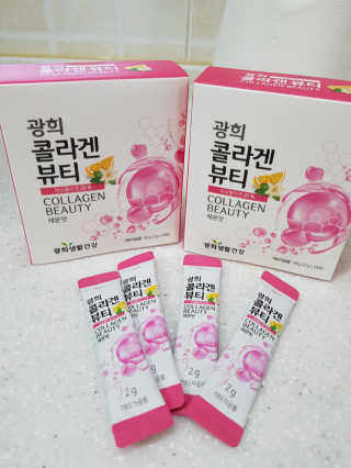 광희생활건강 광희 콜라겐뷰티 — 4점을 준 리뷰어가 2019년 11월 올린 사용 사진