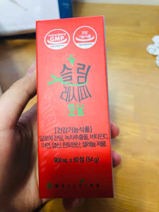 웰파인 다이어트와 변비를 한 번에 슬림레시피 모닝 1개월 — 5점을 준 리뷰어가 2019년 2월 올린 사용 사진