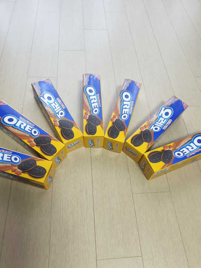 오레오 솔티드 카라멜 리뷰 사진