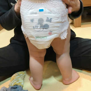 보솜이 베이비케어 팬티형 기저귀 — 5점을 준 리뷰어가 2019년 3월 올린 사용 사진