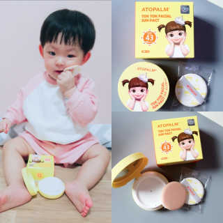 아토팜 톡톡 페이셜 선팩트 SPF43 PA+++ — 5점을 준 리뷰어가 2018년 4월 올린 사용 사진