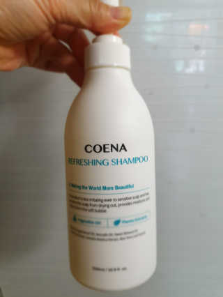 코에나샴푸 500ml — 5점을 준 리뷰어가 2019년 7월 올린 사용 사진