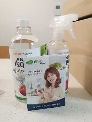베지아쿠아 475ml + 리필 1000ml 1Set — 5점을 준 리뷰어가 2019년 8월 올린 사용 사진