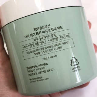 JM솔루션 더마 케어 테카 바이오 토너 패드 — 5점을 준 리뷰어가 2019년 3월 올린 사용 사진