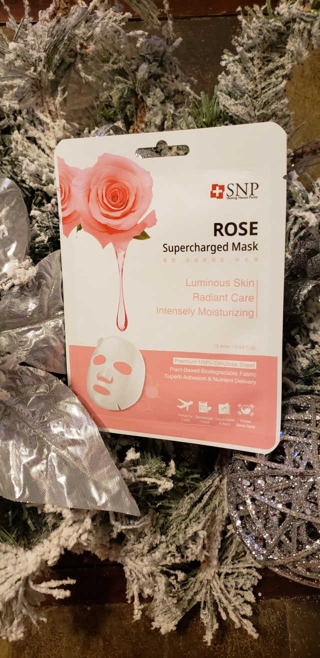 SNP Supercharged Mask_Rose Centifoli Flower 리뷰 사진