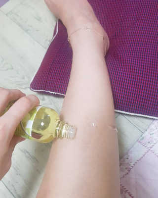 [크나이프] 그레이프씨드 슬리밍 마사지오일 100ml — 5점을 준 리뷰어가 2019년 9월 올린 사용 사진
