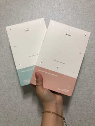 에이로 코스메틱 올인원 솔루션 마스크+모이스쳐 솔루션 마스크팩 — 3.5점을 준 리뷰어가 2019년 1월 올린 사용 사진
