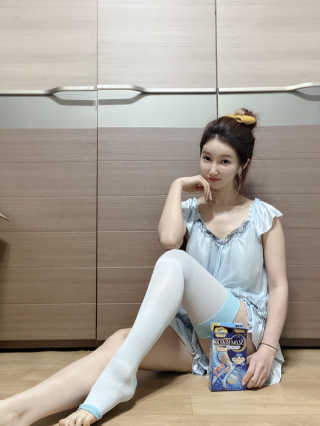 ★상품설명 필독★ 슬림워크 야간용 쿨에어 압박스타킹 — 5점을 준 리뷰어가 2020년 2월 올린 사용 사진