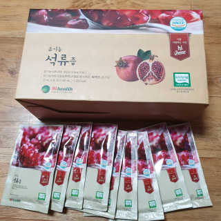 [하이헬스] 정말 진하고 맛있는 유기농 석류즙 30포 — 4.5점을 준 리뷰어가 2019년 11월 올린 사용 사진