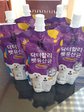 닥터할리펫밀크 8종 — 4점을 준 리뷰어가 2019년 10월 올린 사용 사진