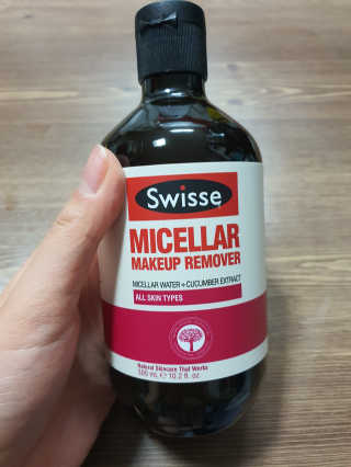 SWISSE 스위스 미셀라 메이크업 리무버 — 4점을 준 리뷰어가 2020년 1월 올린 사용 사진