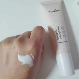 보나쥬르 멜팅 글로우 카밍 크림 50ml — 5점을 준 리뷰어가 2020년 1월 올린 사용 사진